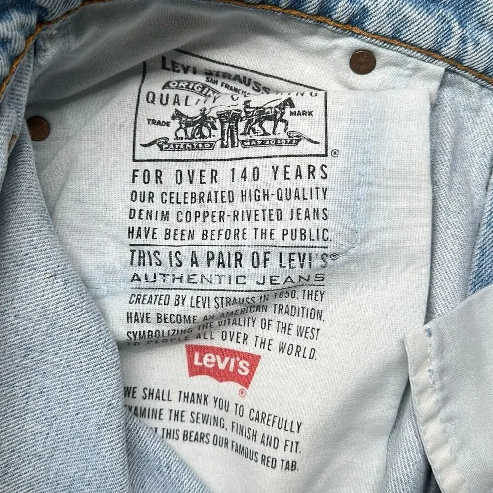 Vintage 90s Levis Jeans 512 Slim Fit Tapered‎ Leg  High Waist Mom Blue 13L Light